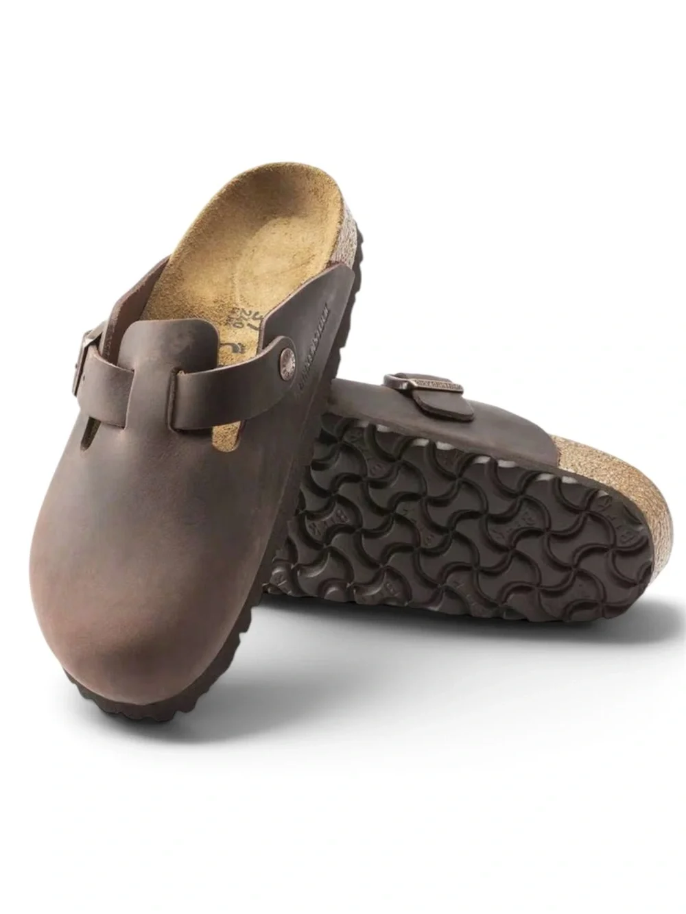 Birkenstock Boston Slip-On Clog in Habana Oiled Leather